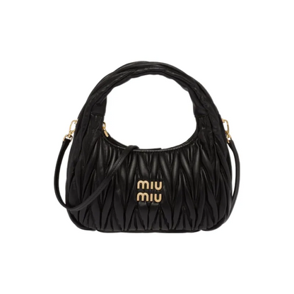 Miu Miu Wander Matelassé Soft Sheepskin Hobo Bag Easy Beauty Nepal