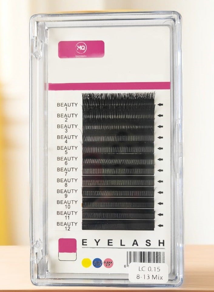 MQ YY 0.07 D-CURL False Eyelashes For Lash Extention Mask Queen Nepal