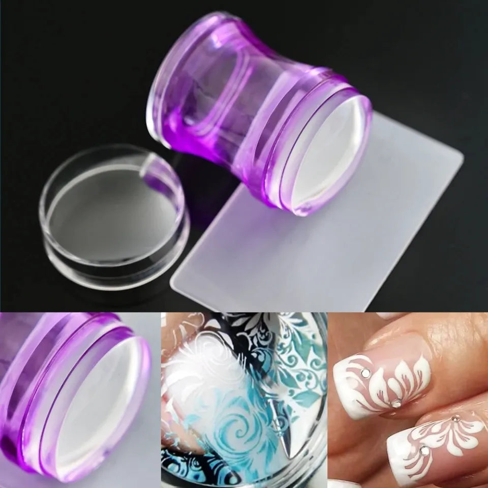 Jelly Silicone Nail Stamper Kit Mask Queen Nepal