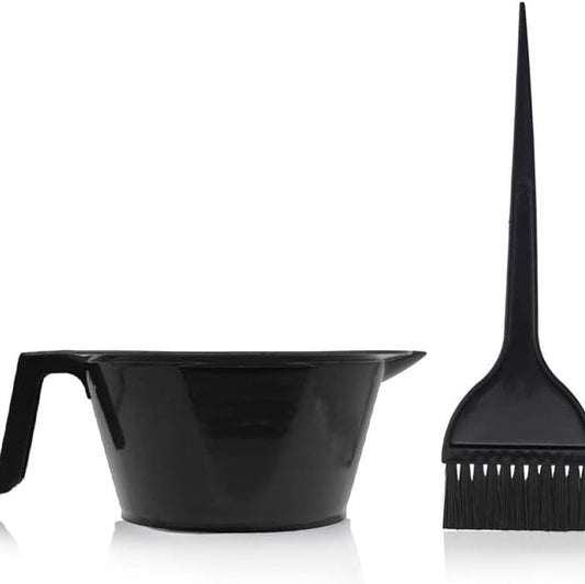 Magic Collection Handle and Pouring Lip Mixing Bowl and Dye Brush with Hook Mask Queen Nepal