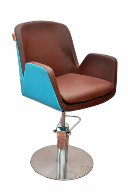 Tunis Brown Hydraulic Salon Chair, Synthetic Leather Mask Queen Nepal