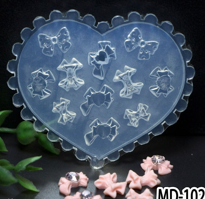 3D Acrylic Powder Sculpture Mold Silicone Nail Art Flower Template Manicure. Mask Queen Nepal