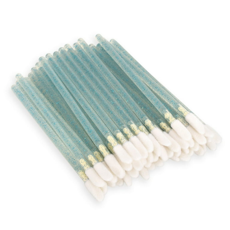 100PCS Glitter Crystal Lip Brush Disposable Lip Gloss Applicators Mask Queen Nepal
