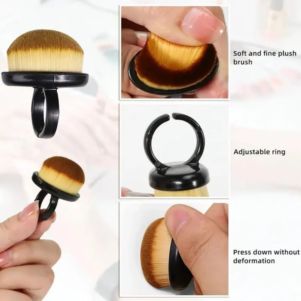 Nail Dust Cleaning Soft Brush Ring Mask Queen Nepal