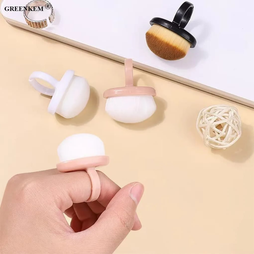 Nail Dust Cleaning Soft Brush Ring Mask Queen Nepal