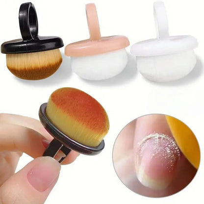 Nail Dust Cleaning Soft Brush Ring Mask Queen Nepal