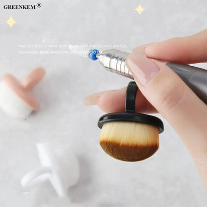 Nail Dust Cleaning Soft Brush Ring Mask Queen Nepal