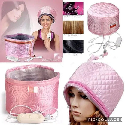 Pink Electric Hair Care Thermal Head Spa Hair Treatment Cap Mask Queen Nepal