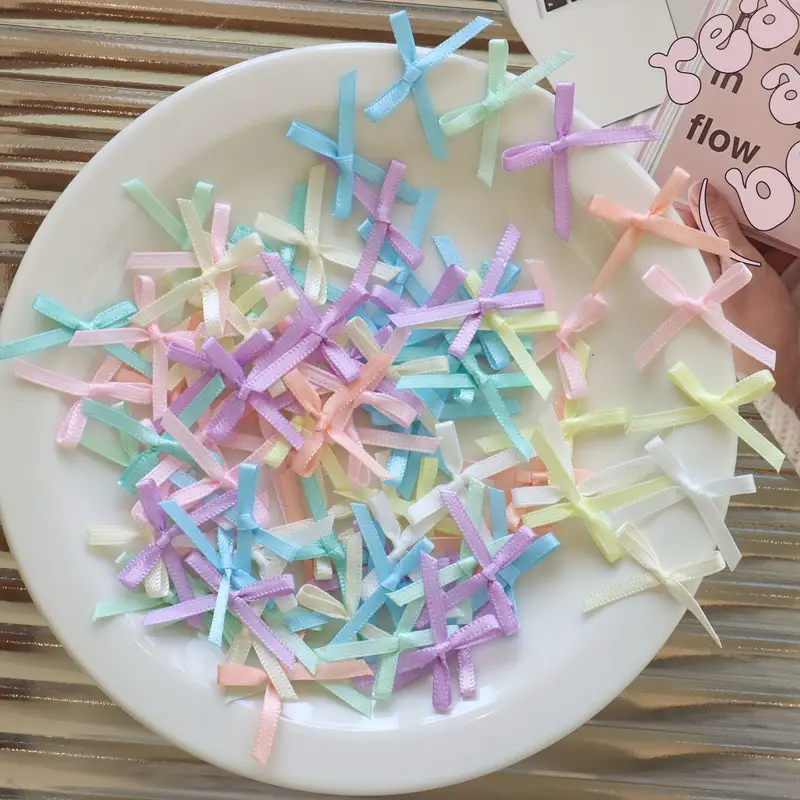 Nail Mini Satin Bow Ribbon Accessories Mask Queen Nepal