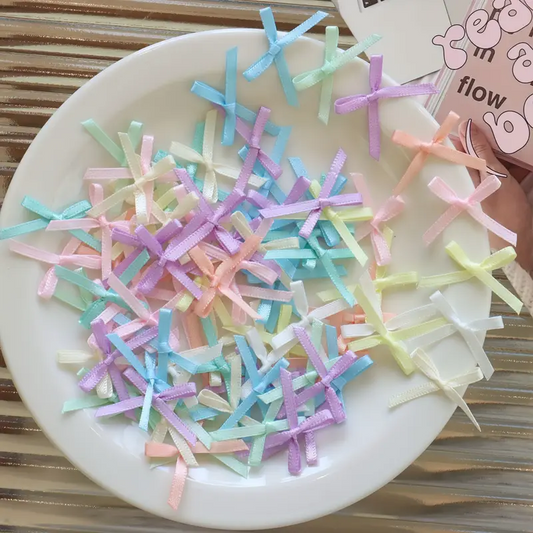 Nail Mini Satin Bow Ribbon Accessories Mask Queen Nepal