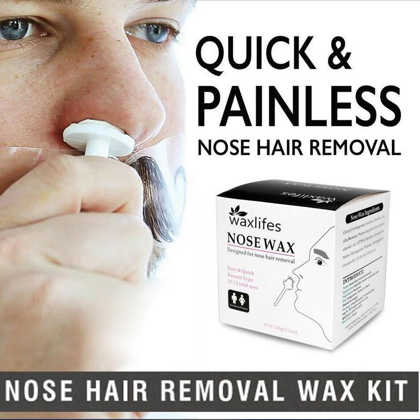 100g Nose Hair Removal Wax Kit Painless Nasal Waxing Remover Mask Queen Nepal
