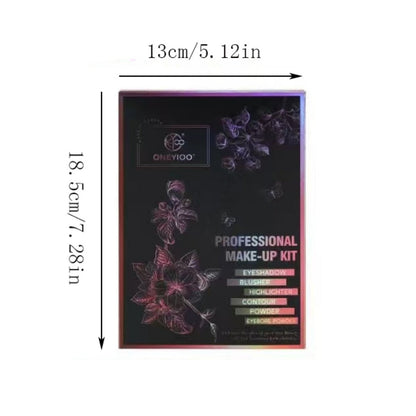 ONEYIOO Professional 55 Color Eye & Face Palette Makeup Book AZ-212 Easy Beauty Nepal