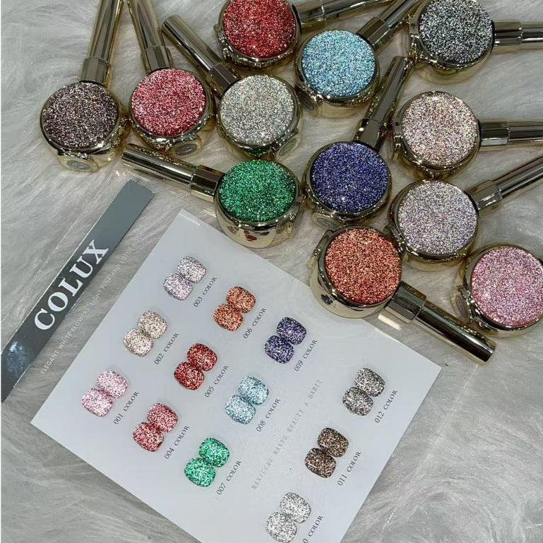 A15 Reflective Glitter 12 Color Set 18ml Mask Queen Nepal