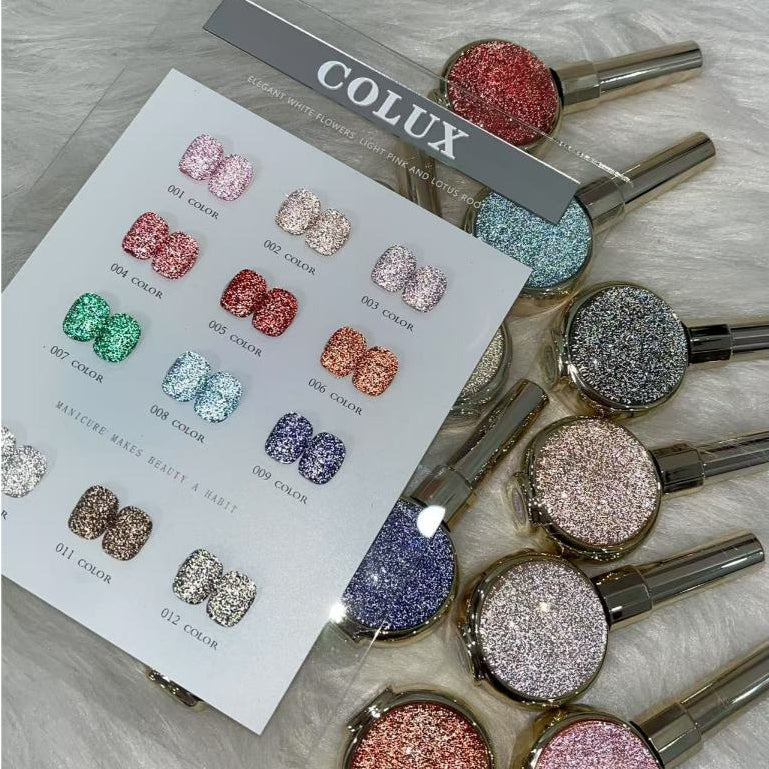 A15 Reflective Glitter 12 Color Set 18ml Mask Queen Nepal