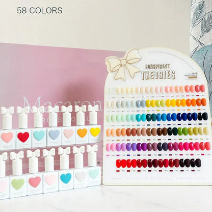 MACARON Sweetheart Color Gel Nail Polish 58 Color Series Mask Queen Nepal
