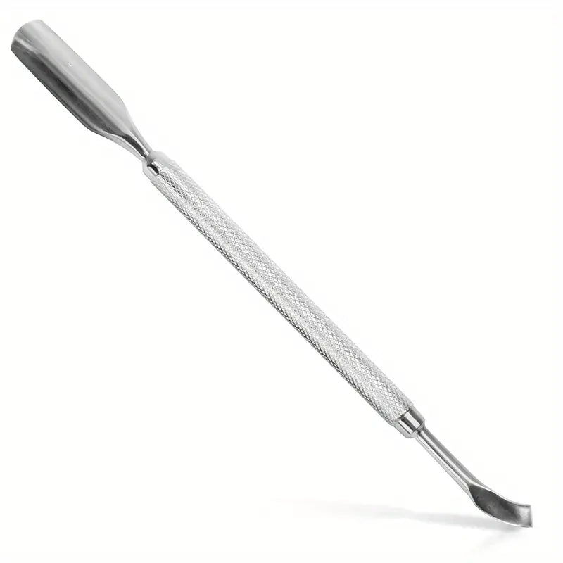 Stainless Steel Double-Ended Cuticle Pusher for Pedicure and Manicure Mask Queen Nepal