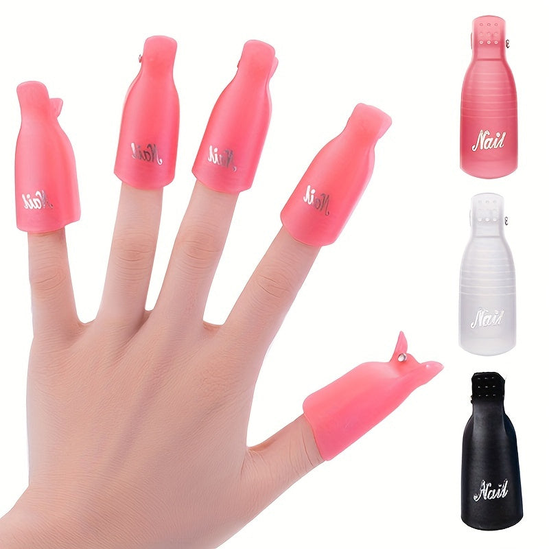 Reusable Keeper Nail Cap Clips Polish Remover Wrap Mask Queen Nepal