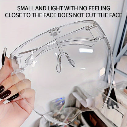 Lightweight Full Coverage Safety Mask Clear Face Shield Mask Queen Nepal