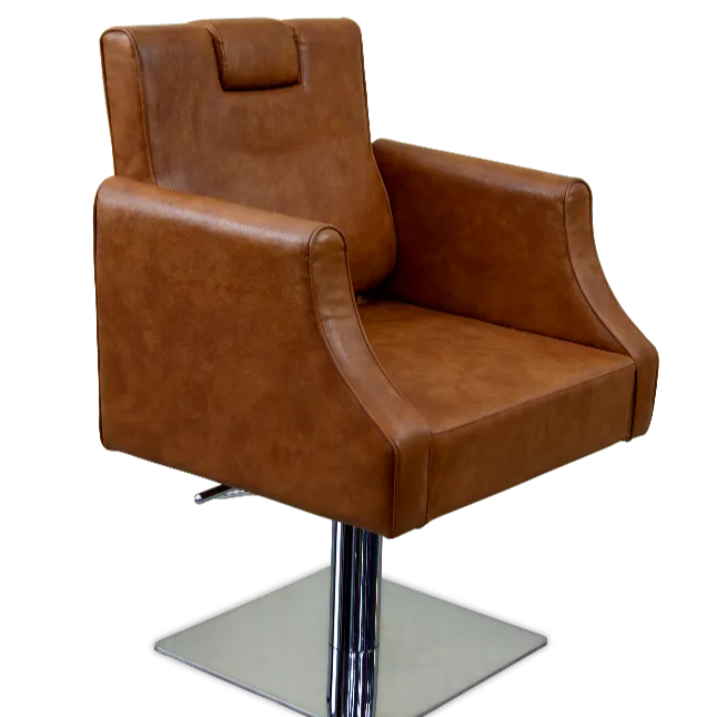 Costa Chair Brown Stylish Steel Salon & Beauty Studio Chair Mask Queen Nepal