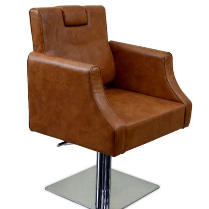 Costa Chair Brown Stylish Steel Salon & Beauty Studio Chair Mask Queen Nepal