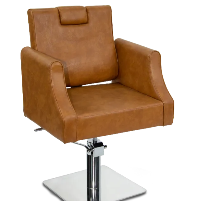 Costa Chair Brown Stylish Steel Salon & Beauty Studio Chair Mask Queen Nepal