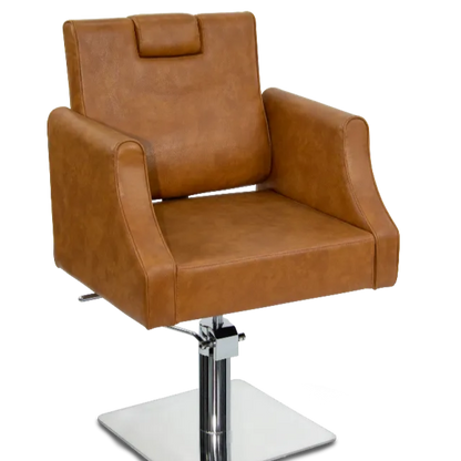 Costa Chair Brown Stylish Steel Salon & Beauty Studio Chair Mask Queen Nepal