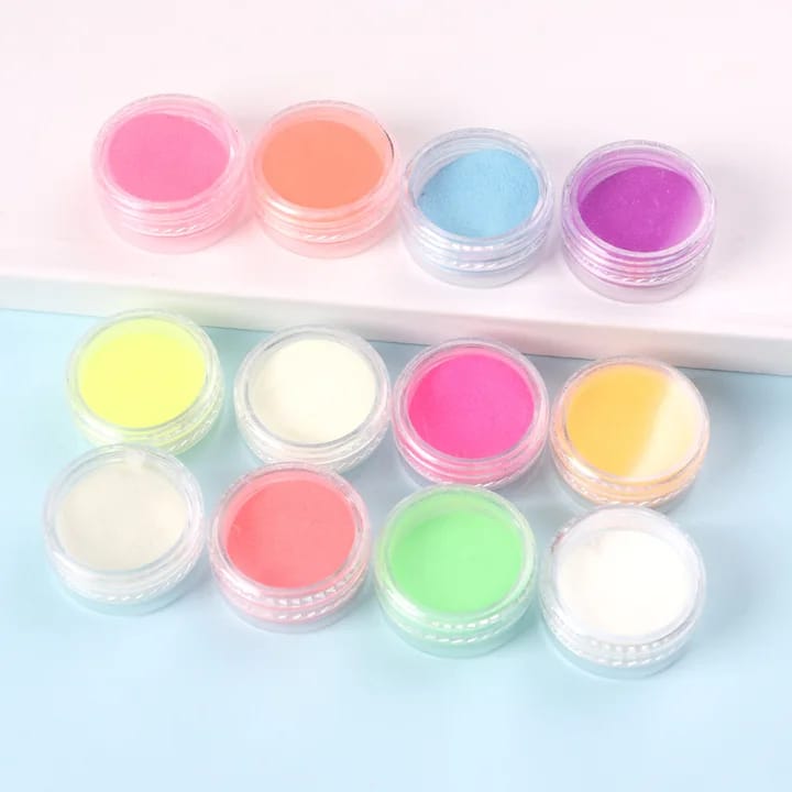 12 Color Acrylic Powder Set Mask Queen Nepal