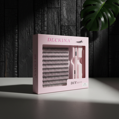 DECKINA DIY Cluster Eyelash Extension Kit Easy Beauty Nepal