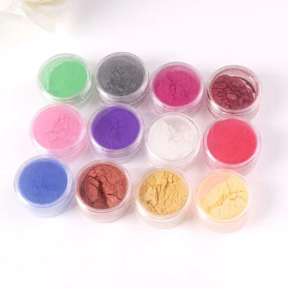 12 Color Acrylic Powder Set Mask Queen Nepal