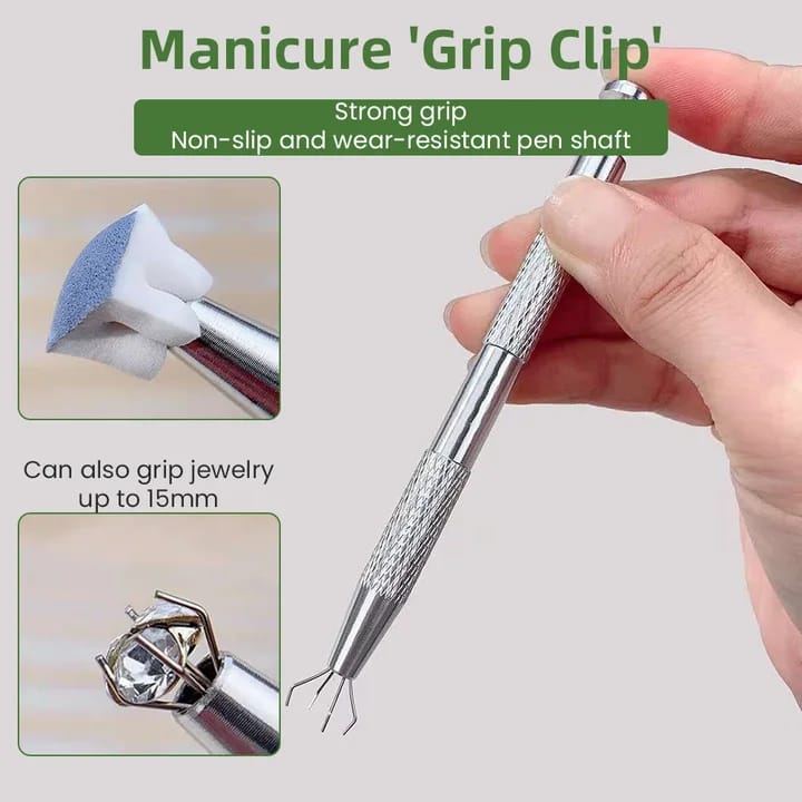 Ombre Art Mini Sponge and Grip For Nail (1 pack） Mask Queen Nepal