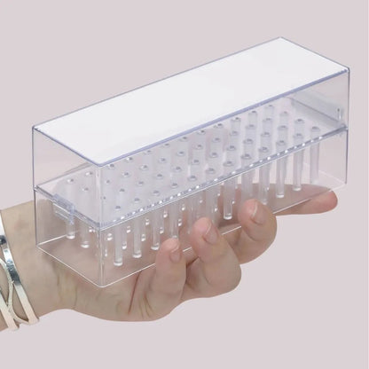 Nail Drill Bit Holder Storage Case 30 Slots Mask Queen Nepal