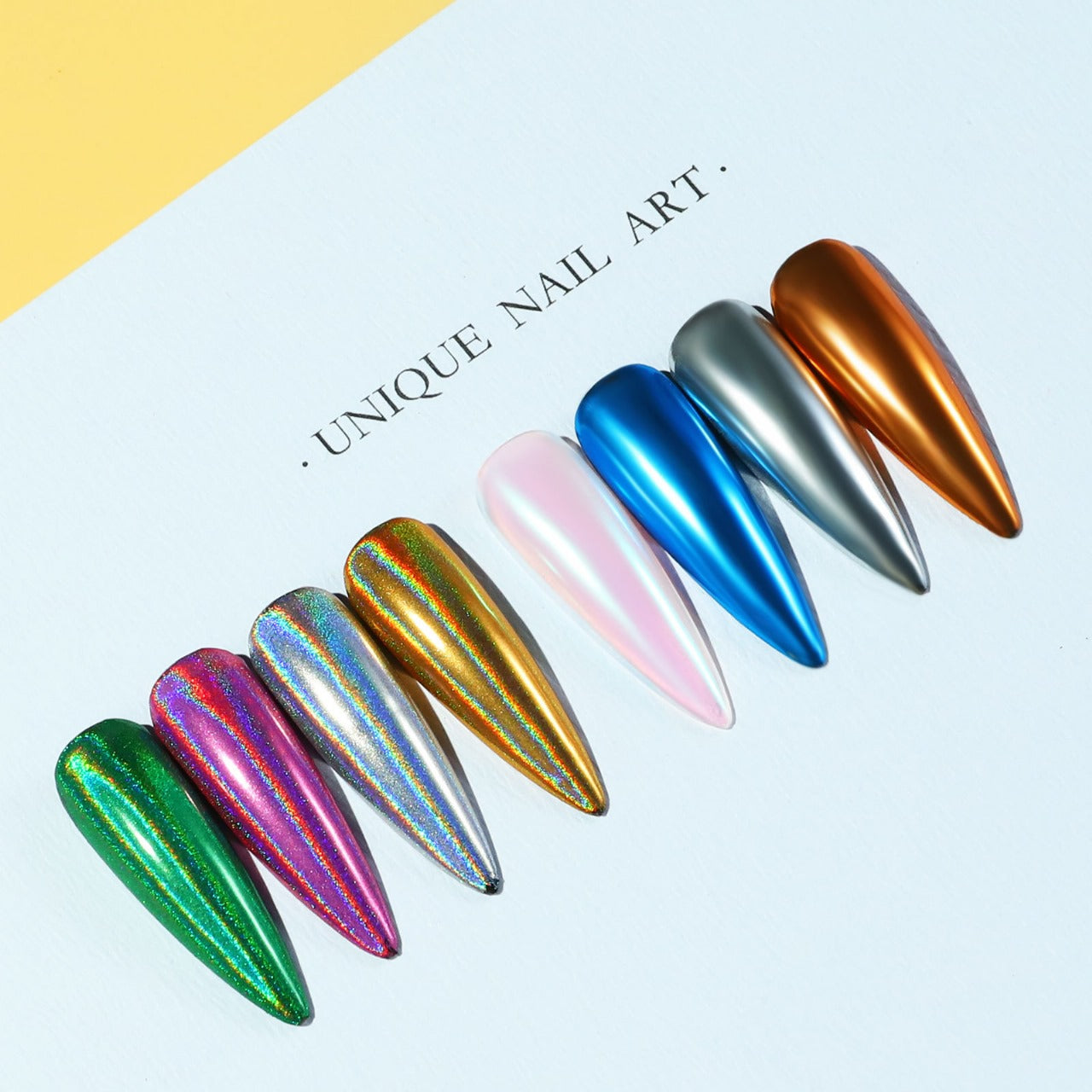 ail Powder Metallic Mirror Effect Holographic Nail Art Aurora Powder, Gift for Women Girls, Aurora Nail Powder Mask Queen Nepal