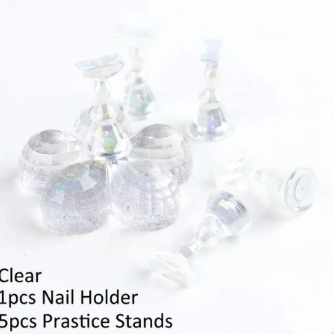 Nail Art Tips Stand Press On Stand 1Pcs Mask Queen Nepal