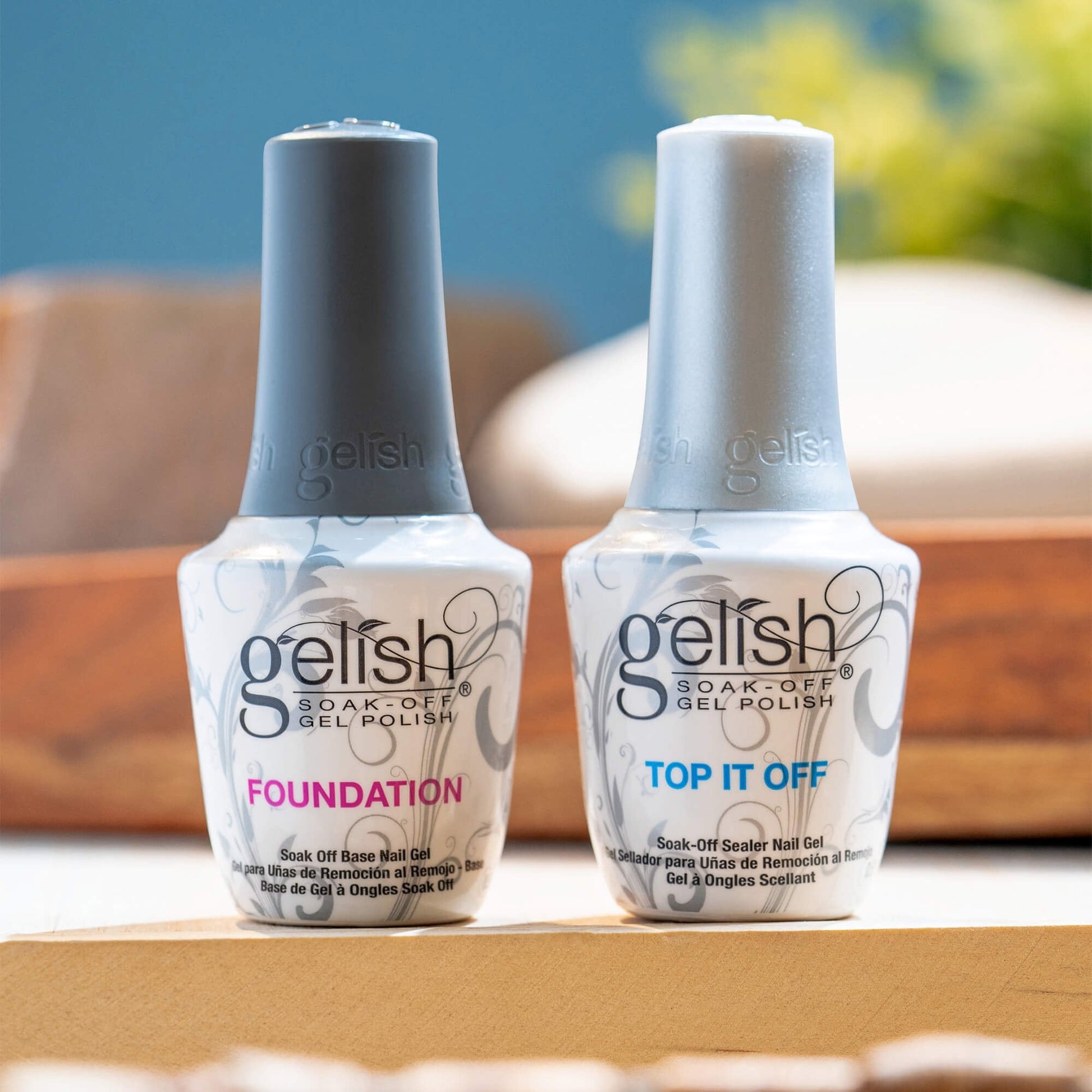 Gelish Dynamic Soak Off Gel Nail Polish Foundation Base And Top Sealer Mask Queen Nepal