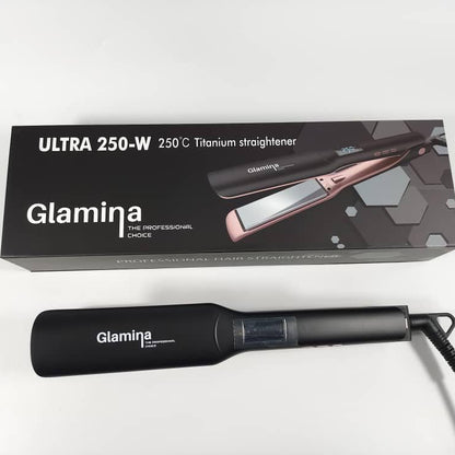 Professional Glamina Titanium Hair Straightener 250 - W Mask Queen Nepal