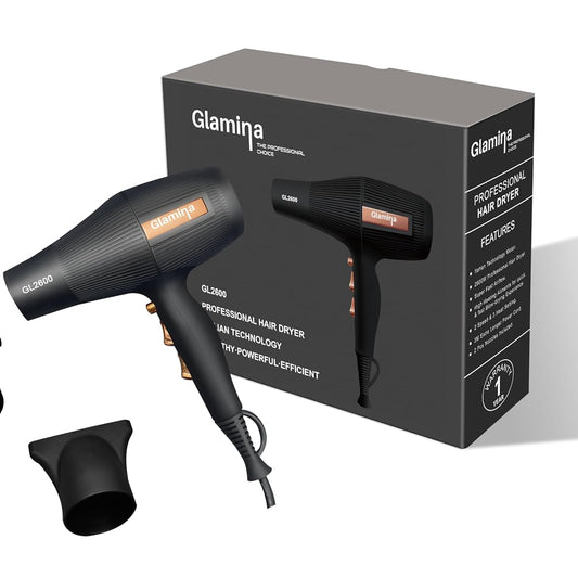 Professional Glamina A.C. Motor 2600W Hair Dryer (GL2600) Mask Queen Nepal