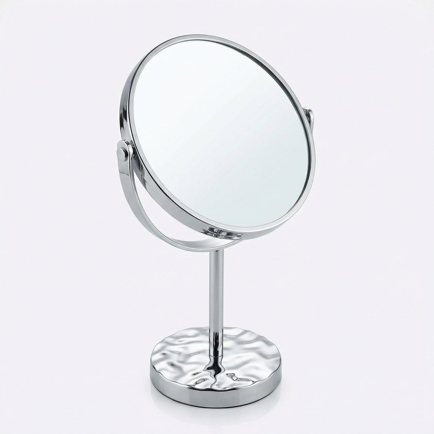 Silver Oval Shaped Double Sided Mirror Easy Beauty Nepal
