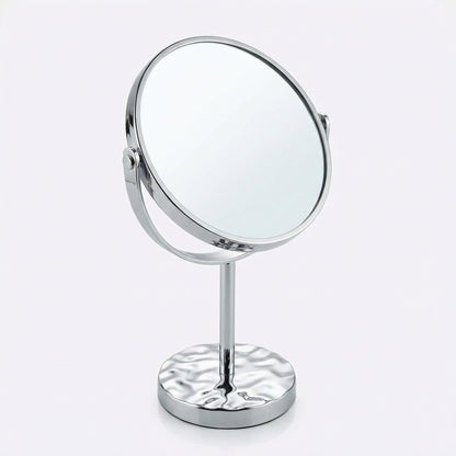Silver Oval Shaped Double Sided Mirror Easy Beauty Nepal