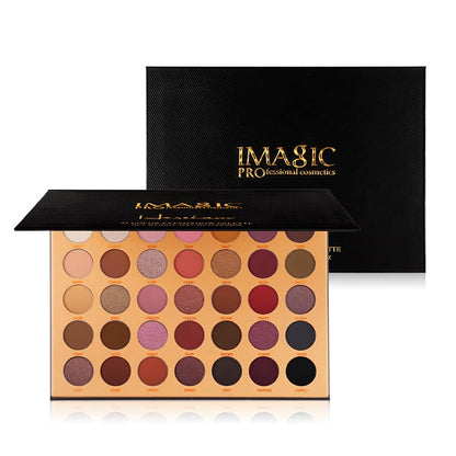IMAGIC Professional Black Hereiam 35 Colors Eyeshadow Palette