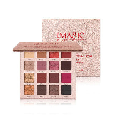 IMAGIC Professional High Pigmented 16 Colors Eyeshadow Palette