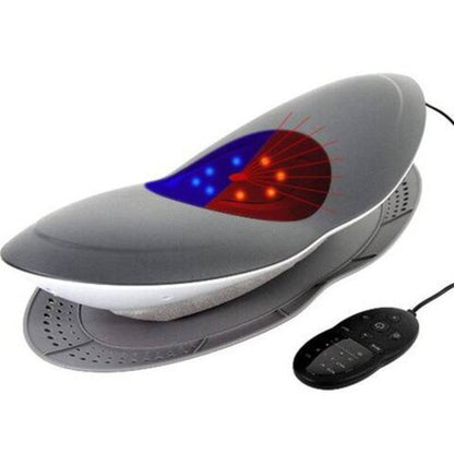 Lumbar Massager Electric Traction Device Lower Back Massager with 3 Temperature Control Mask Queen Nepal
