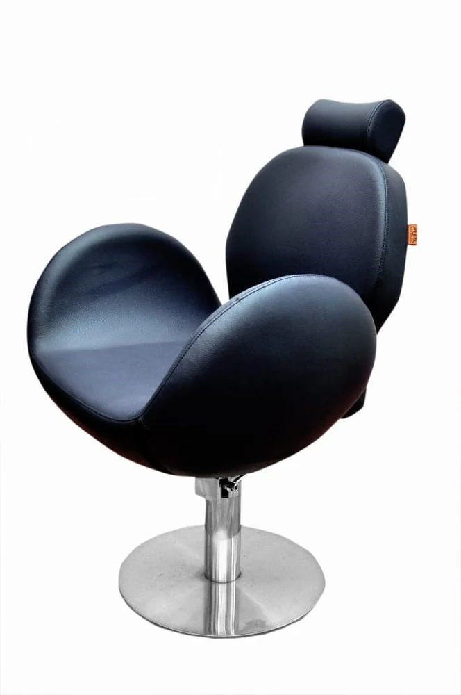 Lotus Black Reclining Hydraulic Salon Chair, Synthetic Leather Mask Queen Nepal