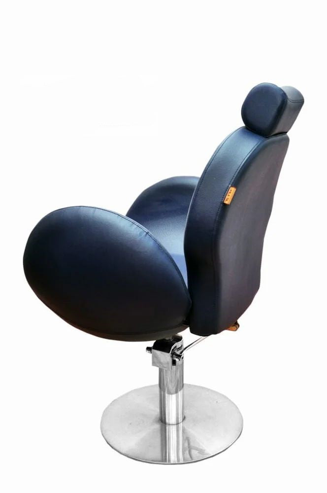 Lotus Black Reclining Hydraulic Salon Chair, Synthetic Leather Mask Queen Nepal