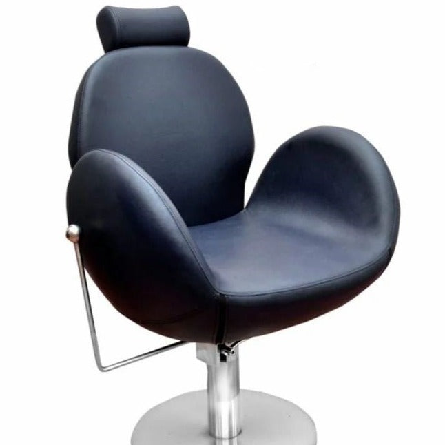 Lotus Black Reclining Hydraulic Salon Chair, Synthetic Leather Mask Queen Nepal