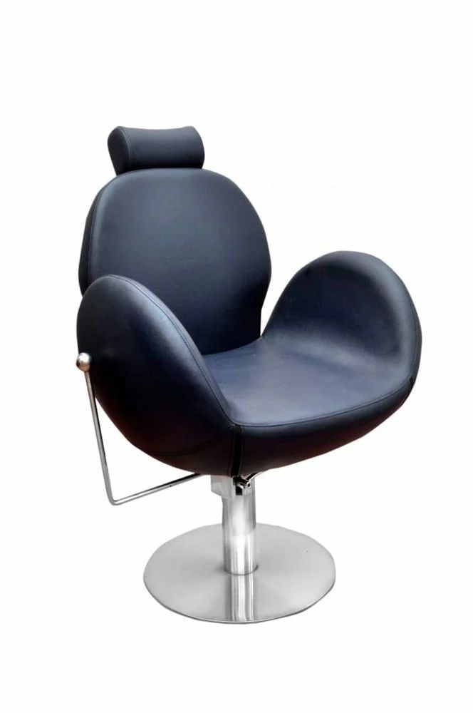 Lotus Black Reclining Hydraulic Salon Chair, Synthetic Leather Mask Queen Nepal