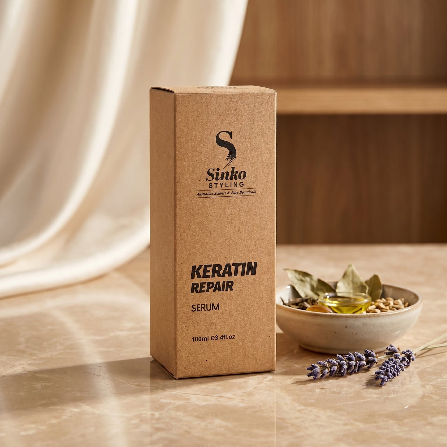 Sinko Styling Keratin Repair Serum 100ml Mask Queen Nepal