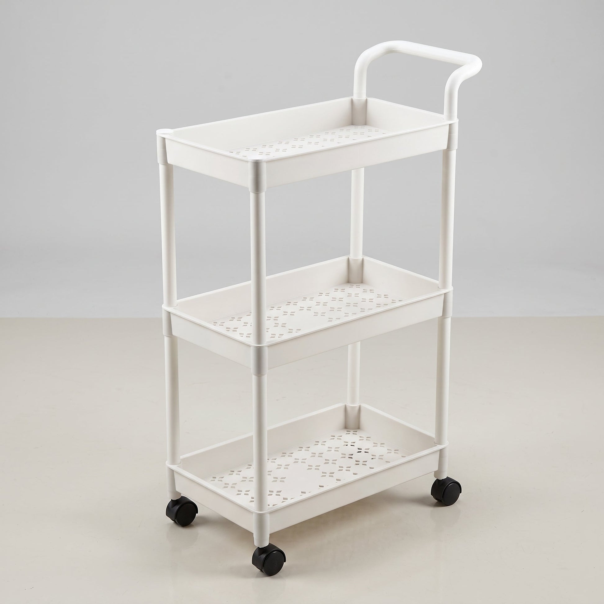3 Layer Multipurpose Rolling Storage Trolley Mask Queen Nepal