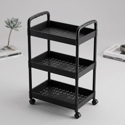 3 Layer Multipurpose Rolling Storage Trolley Mask Queen Nepal