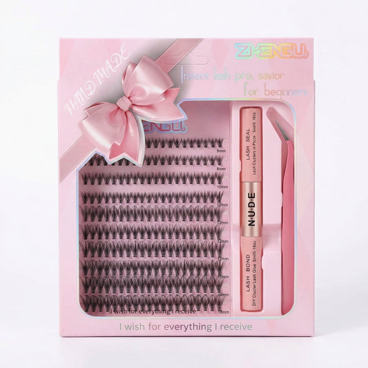 DECKINA x ZIENGLI DIY Cluster Eyelash Extension Kit Easy Beauty Nepal
