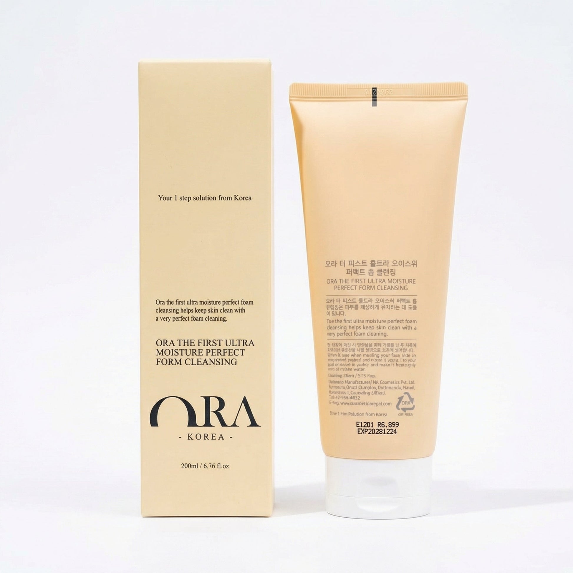 ORA The First Ultra Moisture Perfect Form Cleansing 200ml Easy Beauty Nepal